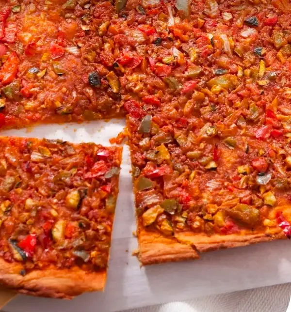 Coca de verduras