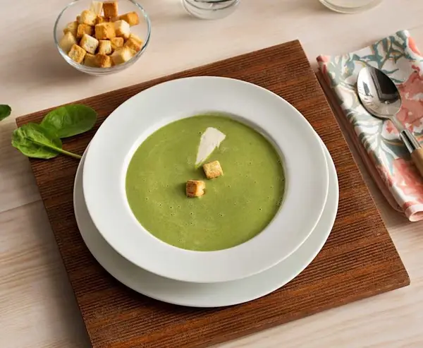 Crema de espinacas