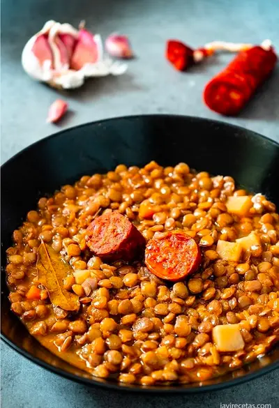 Lentejas con chorizo